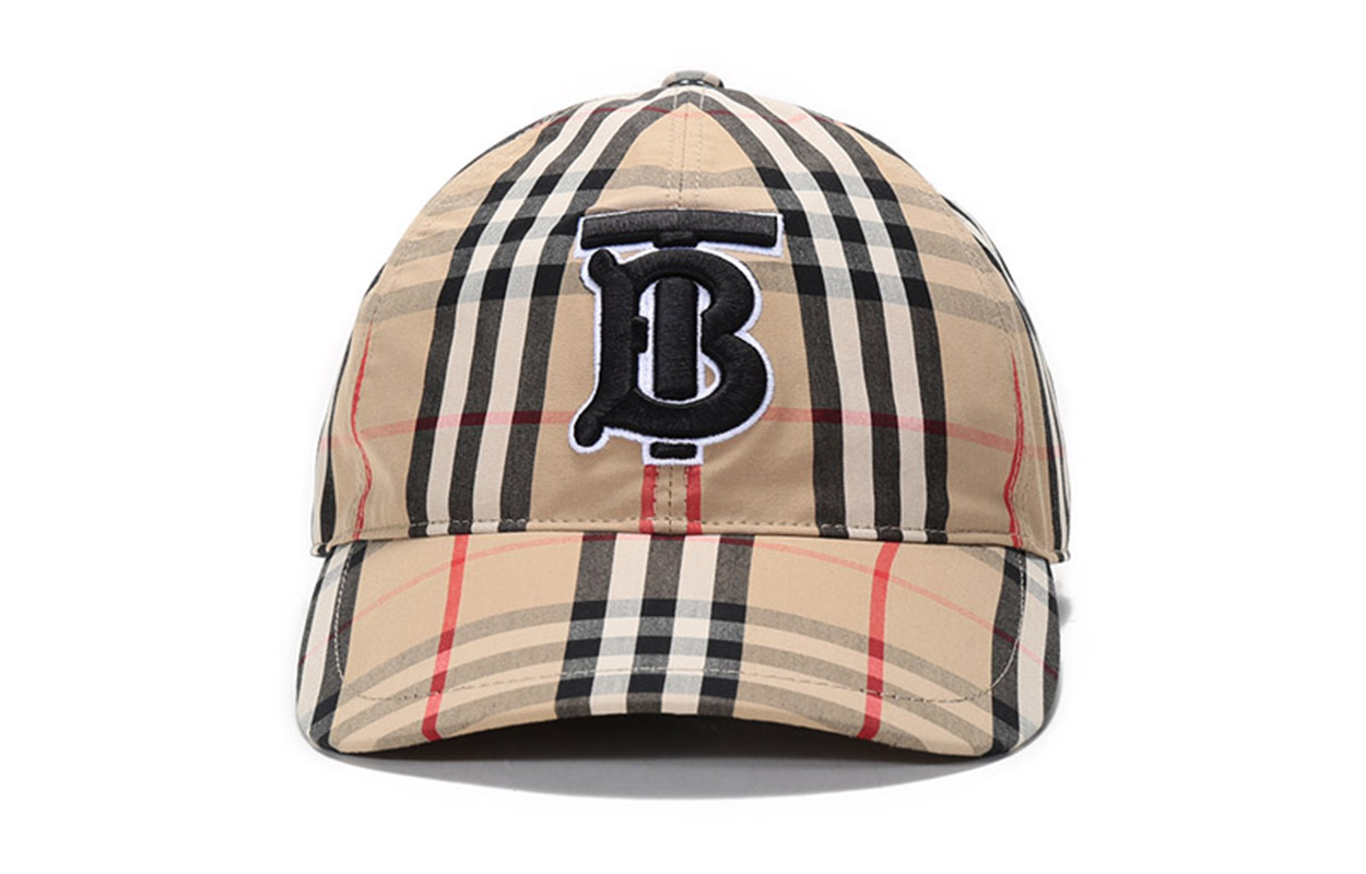 Lookbook Burberry Logo Embroidered Printed Cotton Baseball Cap Unisex. 80385041