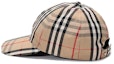 Shop Burberry Logo Embroidered Printed Cotton Baseball Cap Unisex. 80385041