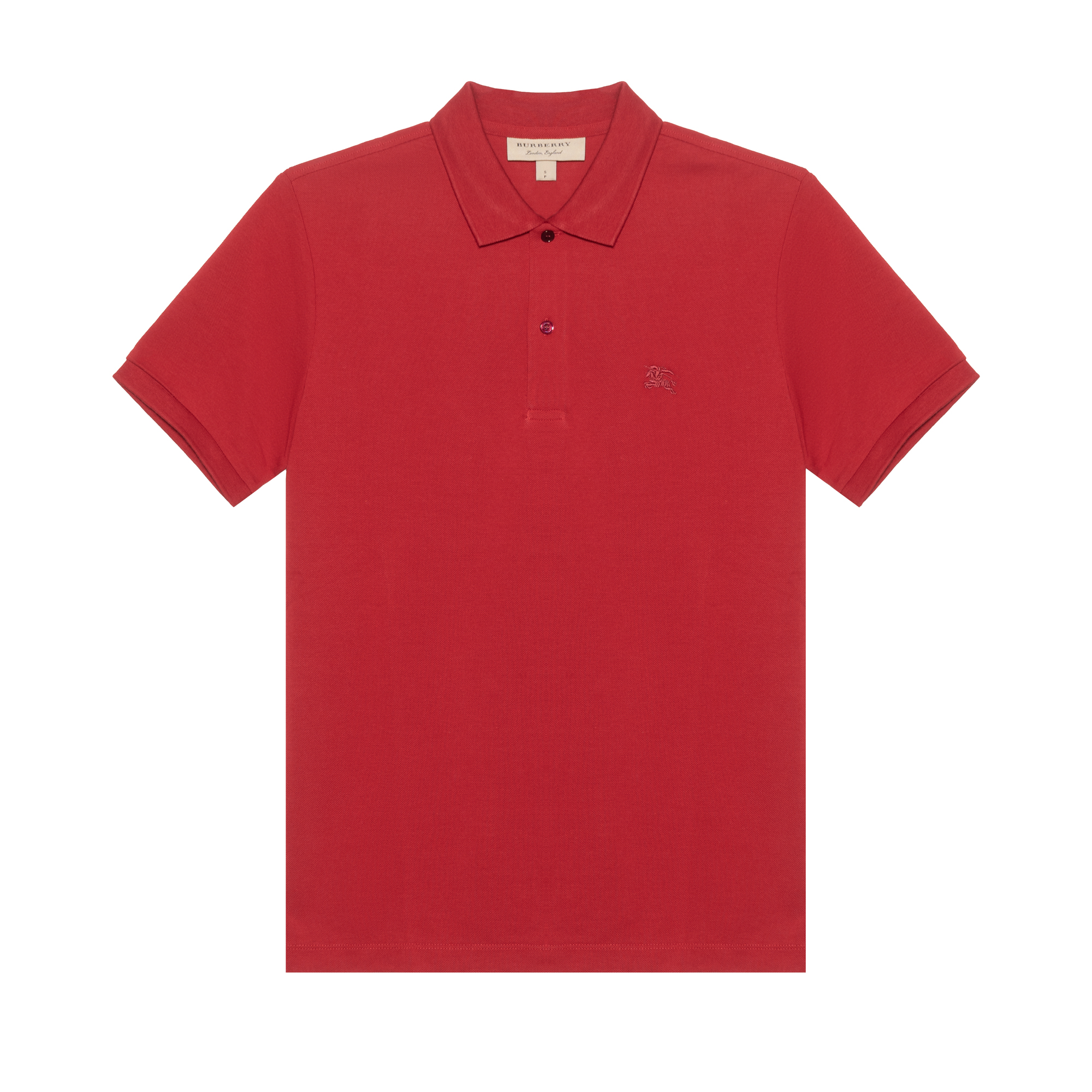 Buy 博柏利红色短袖男士刺绣标志POLO衫 39560001