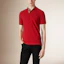 Shop 博柏利红色短袖男士刺绣标志POLO衫 39560001