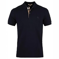 Burberry Logo Embroidered Short Sleeve Polo Shirt Navy Blue. 80045781 Burberry Logo Embroidered Short Sleeve Polo Shirt Navy Blue. 80045781
