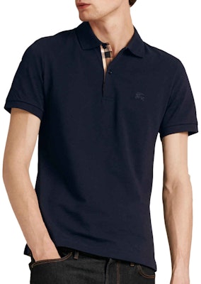 Burberry Logo Embroidered Short Sleeve Polo Shirt Navy Blue. 80045781 Details for Burberry Logo Embroidered Short Sleeve Polo Shirt Navy Blue. 80045781