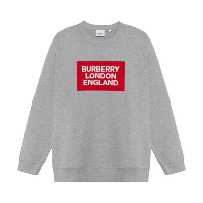 Burberry Logo Graphic Crewneck T-Shirt Men’s Light Ash Gray 80214311