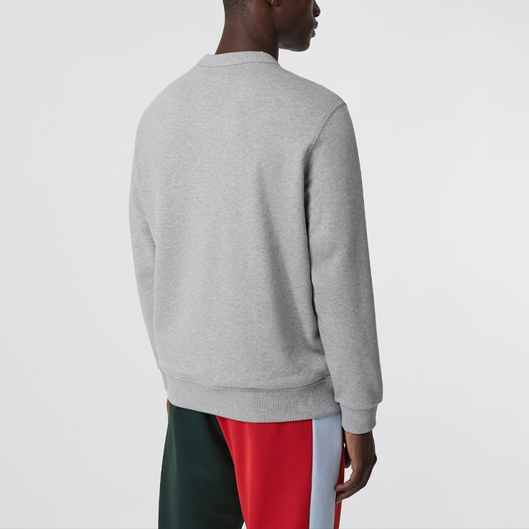 Burberry Logo Graphic Crewneck T-Shirt Men’s Light Ash Gray 80214311 圖 6