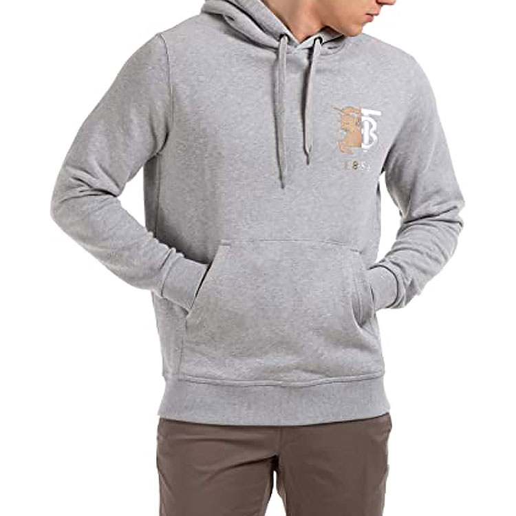 Burberry Logo Graphic Long Sleeve Sweatshirt Light Grey 80256561 圖 5