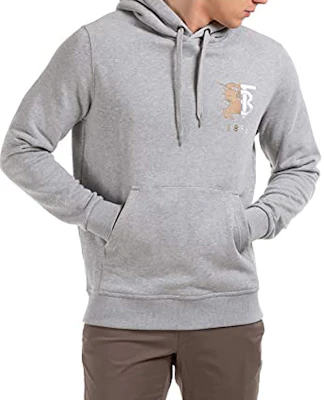 Burberry Logo Graphic Sweater Lengan Panjang Abu-Abu Muda 80256561 Purchase Burberry Logo Graphic Sweater Lengan Panjang Abu-Abu Muda 80256561