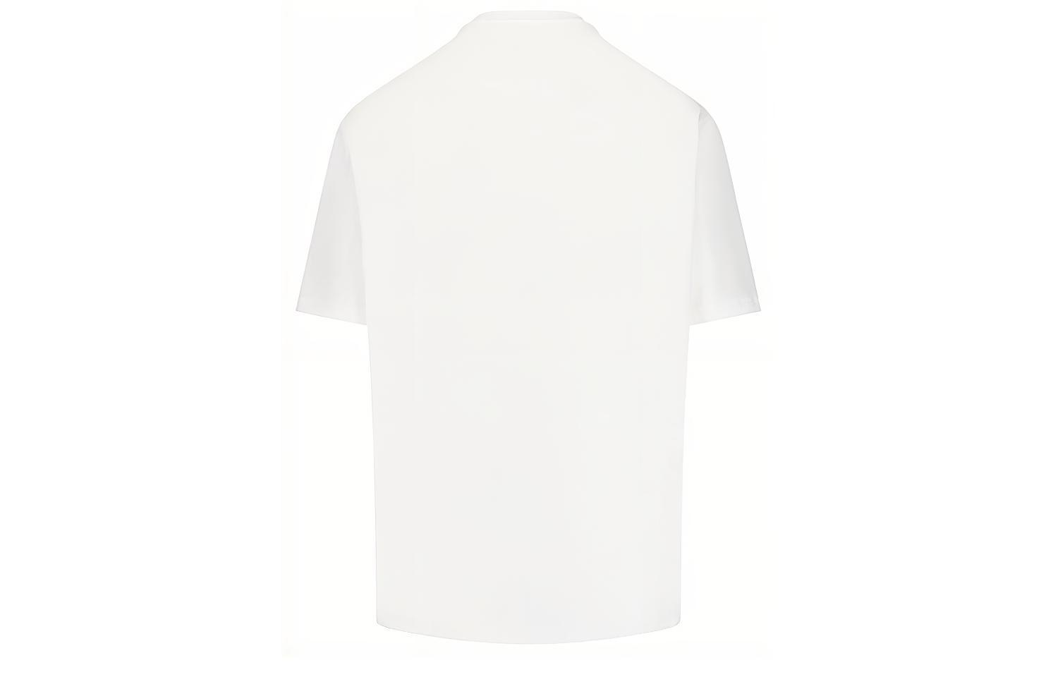 Lookbook Kaos Burberry Logo Graphic Unisex Putih Bahan Katun 80218321