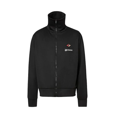 Burberry Logo High-Neck Track Jacket Black 80218401