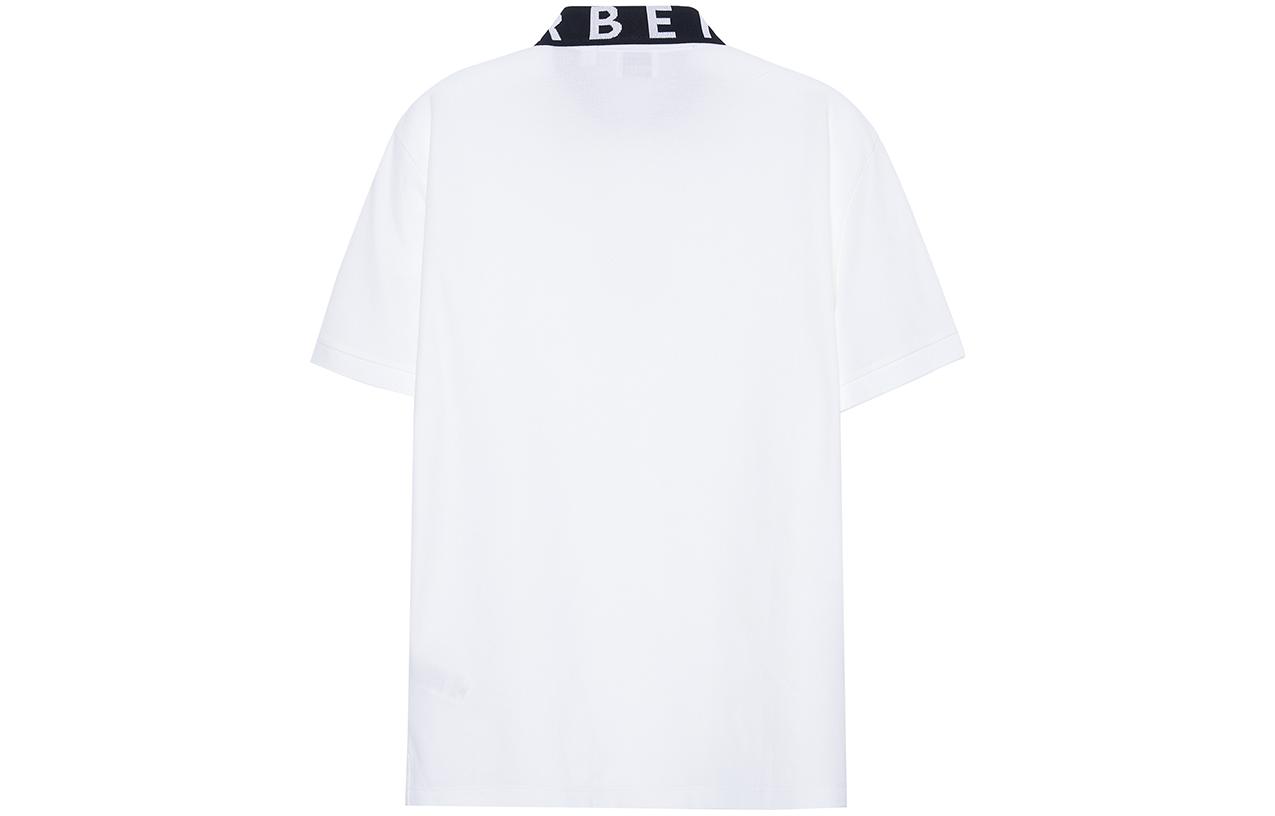 Burberry Logo Letter Polo Shirt White 80135021 圖 3