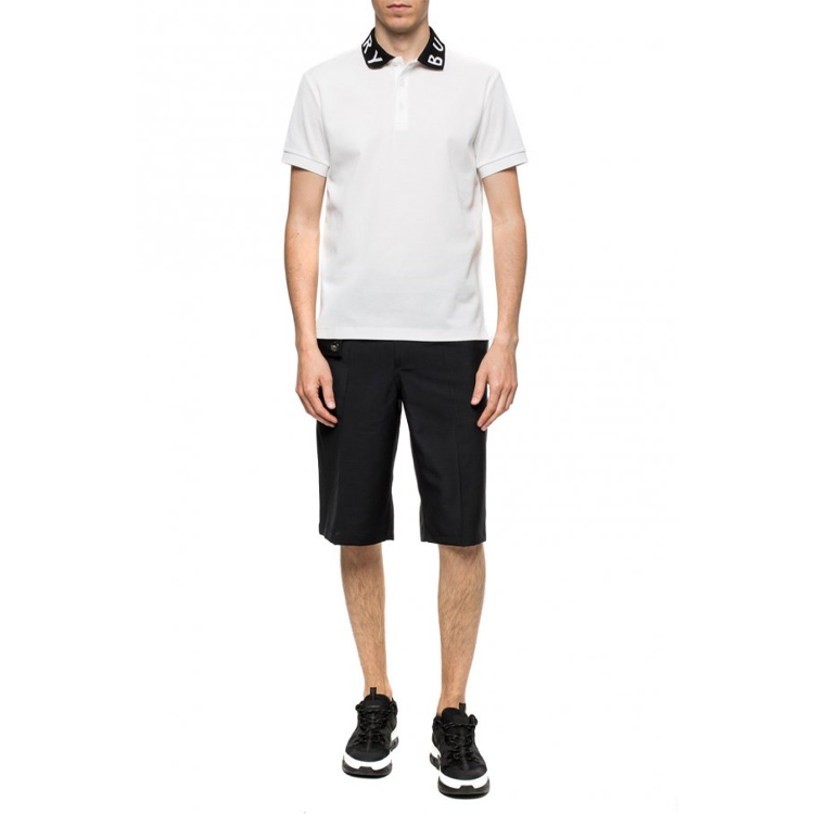 Burberry Logo Letter Polo Shirt White 80135021 圖 5