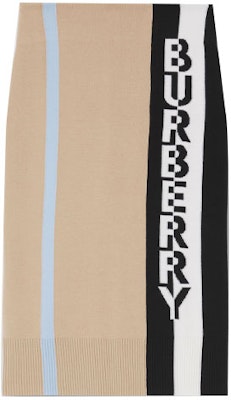 博柏利标志美丽诺羊毛混纺提花米色长裙 80391831 Buy 博柏利标志美丽诺羊毛混纺提花米色长裙 80391831