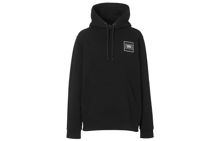 Burberry Logo Patch Pullover Sweatshirt Black 80288401