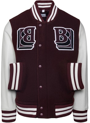 Burberry Logo Patchwork Single-Breasted Baseball Jacket Unisex Burgundy 80455321 Order Burberry Logo Patchwork Single-Breasted Baseball Jacket Unisex Burgundy 80455321