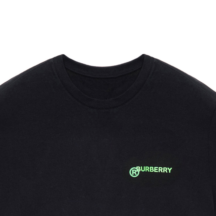 Burberry Logo Print Black Crewneck T-Shirt () 80370911 圖 7