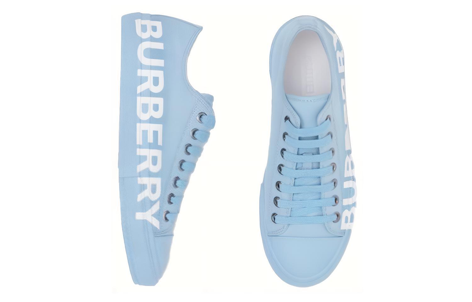 Burberry Logo Print Canvas Sneaker 'Dipped Blue' 圖 3