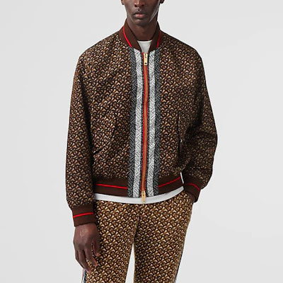 Burberry 標誌印花休閒長袖外套 鞍棕色 80212491 Lookbook Burberry 標誌印花休閒長袖外套 鞍棕色 80212491