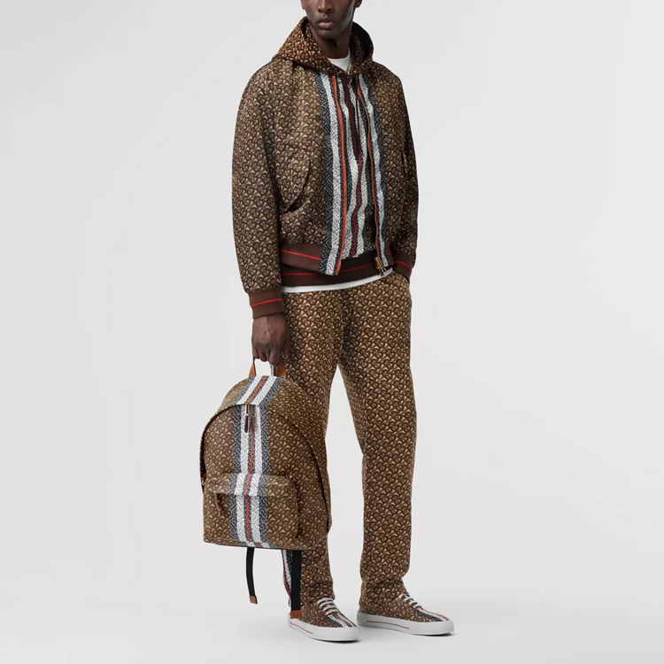 Purchase Burberry 標誌印花休閒長袖外套 鞍棕色 80212491