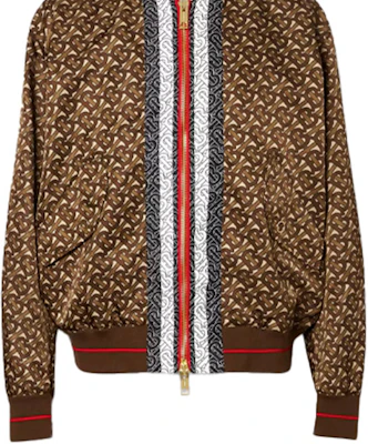 Burberry 標誌印花休閒長袖外套 鞍棕色 80212491 Sizing Burberry 標誌印花休閒長袖外套 鞍棕色 80212491