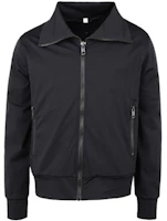 Order Jaket Burberry Logo Print Hitam Klasik Pria - Edisi Musim Gugur 80099801