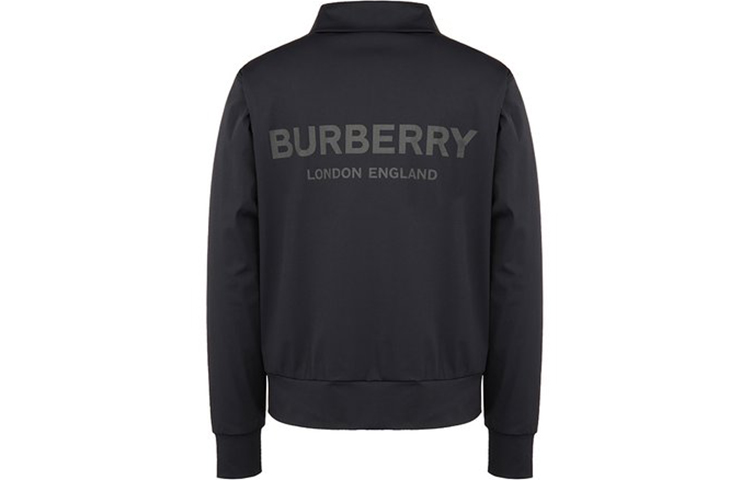 Burberry Logo Print Classic Black Jacket for Men - Fall Edition 80099801 圖 3