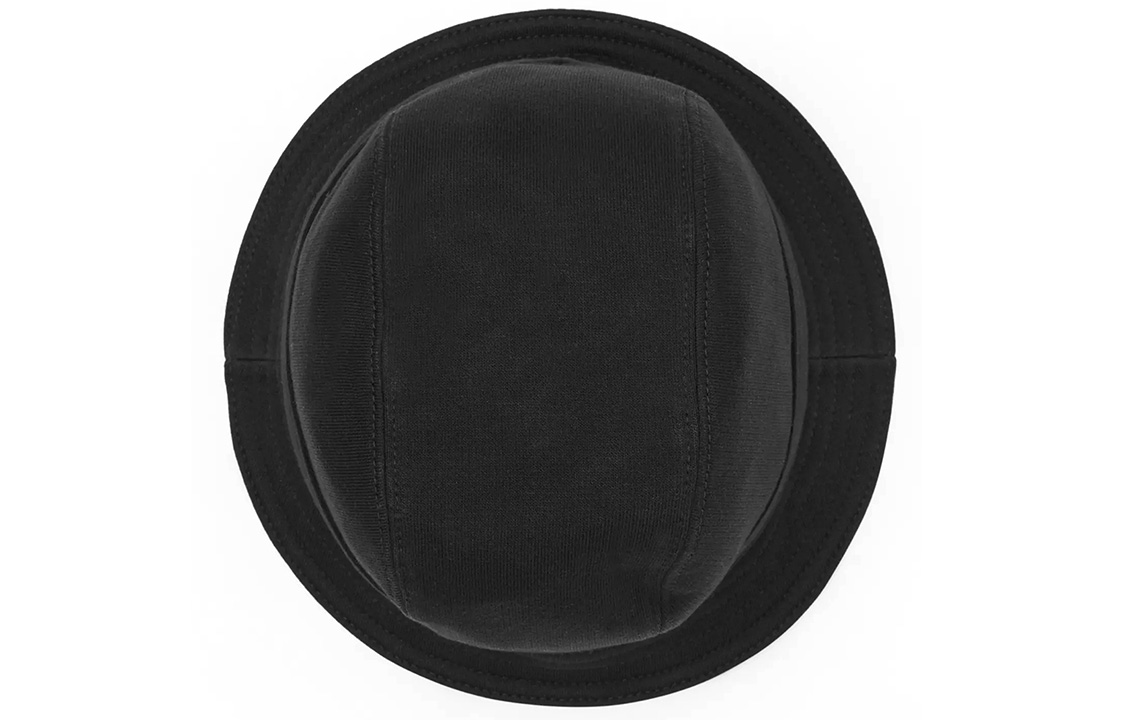 Shop Burberry Logo Print Cotton Bucket Hat Black 80269281001