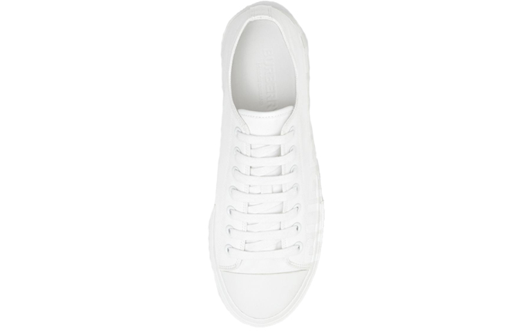 Burberry Logo Print Cotton Gabardine 'Pure White' 圖 3