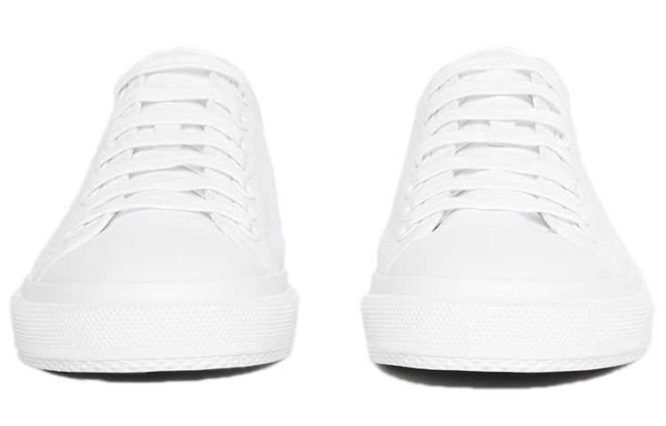 Burberry Logo Print Cotton Gabardine 'Pure White' 圖 4