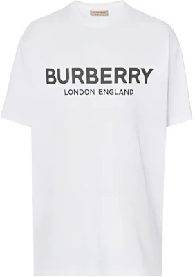 Burberry Kaos Unisex Putih Lengan Pendek Motif Logo Cotton 80094951 Order Burberry Kaos Unisex Putih Lengan Pendek Motif Logo Cotton 80094951