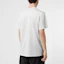 Shop Burberry Kaos Unisex Putih Lengan Pendek Motif Logo Cotton 80094951