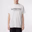 Purchase Burberry Kaos Unisex Putih Lengan Pendek Motif Logo Cotton 80094951
