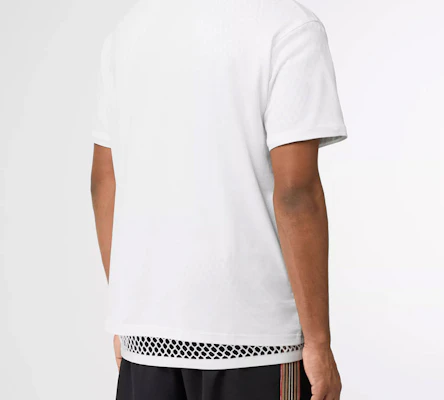 博柏利徽标印花圆领短袖T恤 白色 80174851 Shop 博柏利徽标印花圆领短袖T恤 白色 80174851