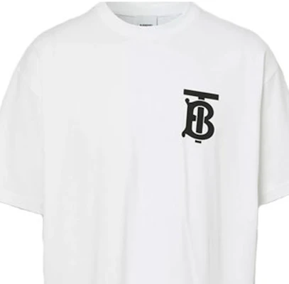 博柏利徽标印花圆领短袖T恤 白色 80174851 Details for 博柏利徽标印花圆领短袖T恤 白色 80174851