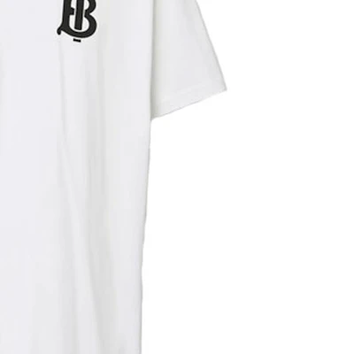 博柏利徽标印花圆领短袖T恤 白色 80174851 Sizing 博柏利徽标印花圆领短袖T恤 白色 80174851