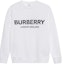 Order Burberry Crewneck Sweatshirt Unisex Warna Putih dengan Logo Print 80114431