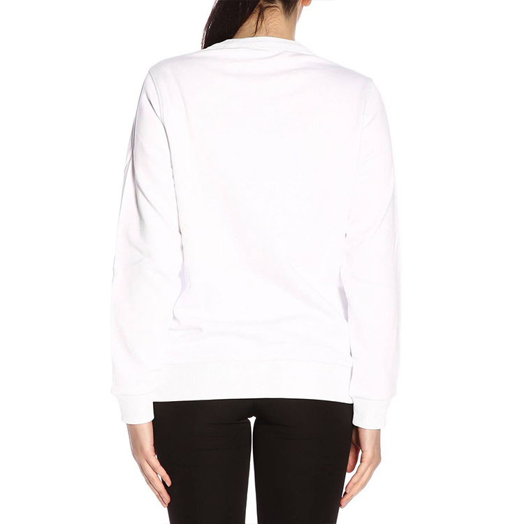 Purchase Burberry Crewneck Sweatshirt Unisex Warna Putih dengan Logo Print 80114431