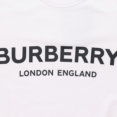 Burberry Crewneck Sweatshirt Unisex Warna Putih dengan Logo Print 80114431 Cheap Burberry Crewneck Sweatshirt Unisex Warna Putih dengan Logo Print 80114431