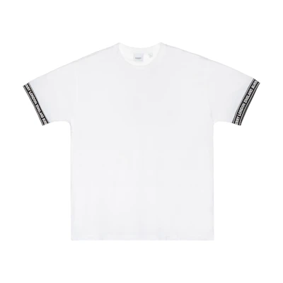 Burberry Logo Print Crewneck T-Shirt White 80294481