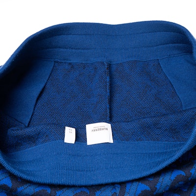 Pantalones Jogger Burberry Azules con Cordón y Logo Impreso. 80485671 Sizing Pantalones Jogger Burberry Azules con Cordón y Logo Impreso. 80485671