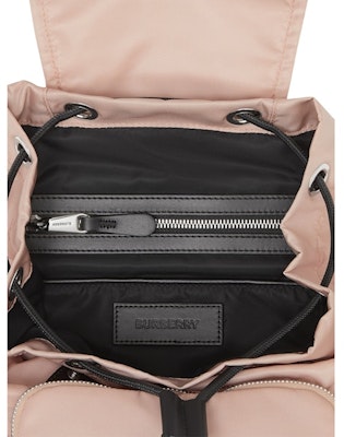 Burberry Logo Print Econyl Nylon Backpack Pink Lookbook Burberry Logo Print Econyl Nylon Backpack Pink