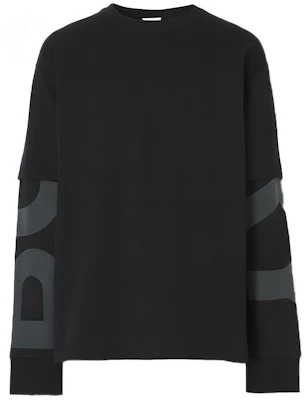 Burberry Logo Print Long Sleeve Sweatshirt Black . 80455401 Buy Burberry Logo Print Long Sleeve Sweatshirt Black . 80455401