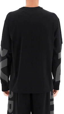 Burberry Logo Print Long Sleeve Sweatshirt Black . 80455401 Shop Burberry Logo Print Long Sleeve Sweatshirt Black . 80455401