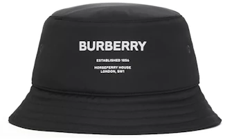 Burberry Logo Print Nylon Bucket Hat Unisex Style 80440811 Burberry Logo Print Nylon Bucket Hat Unisex Style 80440811