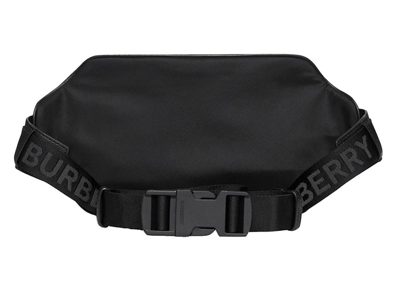 Order Riñonera Negra de Nylon con Estampado de Logo Burberry