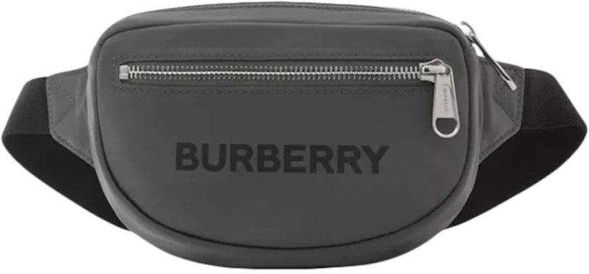 巴宝莉灰色小号标志印花尼龙腰包 Buy 巴宝莉灰色小号标志印花尼龙腰包