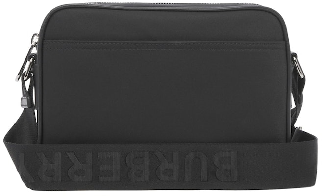 Burberry Tas Selempang Logo Cetak Nylon Hitam Lookbook Burberry Tas Selempang Logo Cetak Nylon Hitam