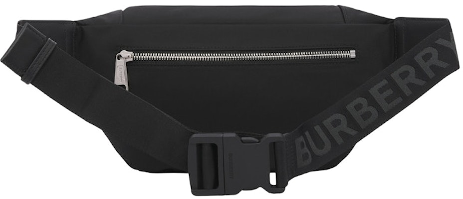 博柏利標誌印花黑白色尼龍Sonny腰包 Order 博柏利標誌印花黑白色尼龍Sonny腰包