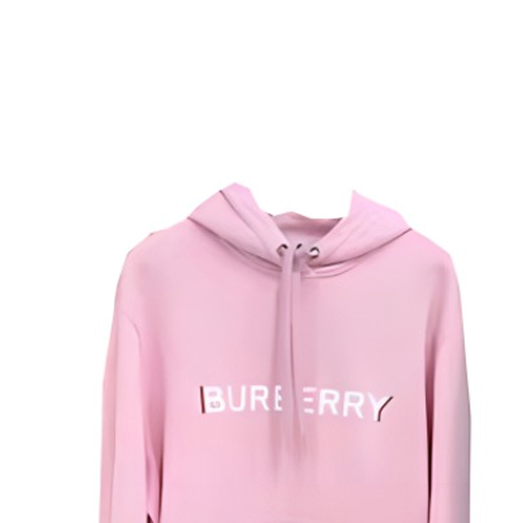 Lookbook Sudadera Rosa Unisex Burberry con Logo Estampado y Manga Larga. 80669041