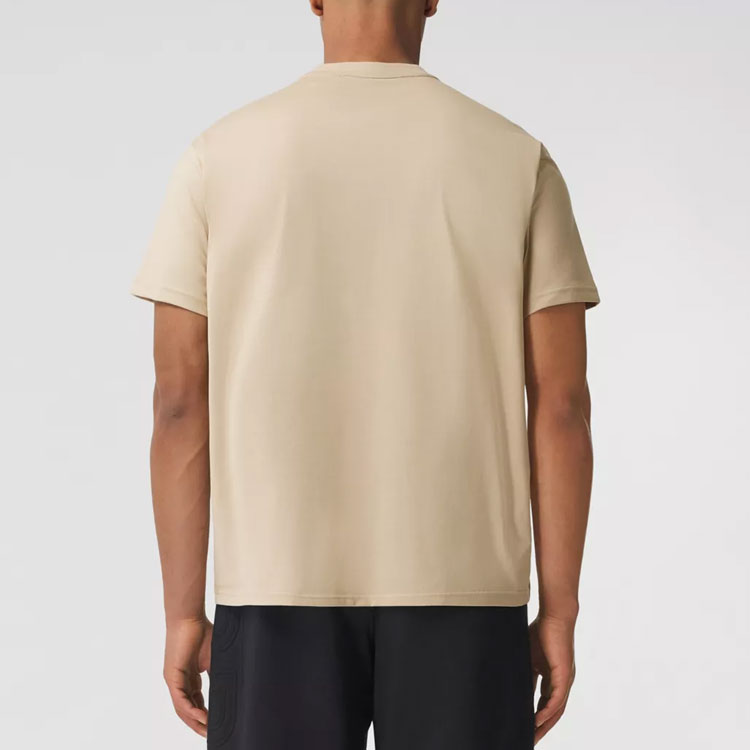Burberry Logo Print Relaxed Fit Crewneck T-Shirt SS22  Beige. 80514011 圖 5