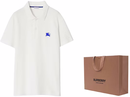 Burberry Logo Cetakan Baju Polo Lengan Pendek Lelaki - Warna Salt Crystal. 80849341 Shop Burberry Logo Cetakan Baju Polo Lengan Pendek Lelaki - Warna Salt Crystal. 80849341