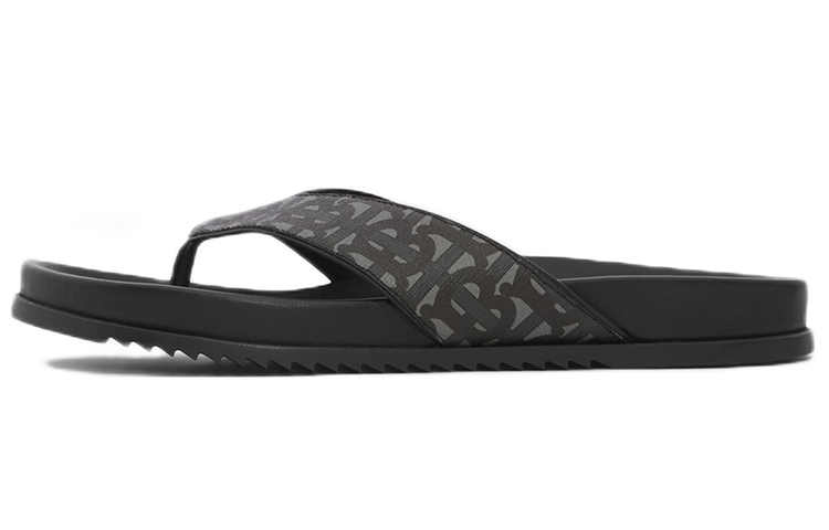 Buy Selipar Cetakan Logo Burberry 'Hitam' 80520121